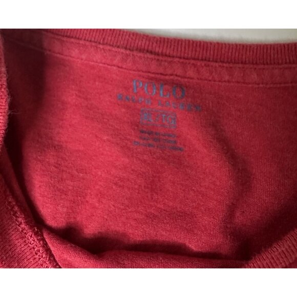 Polo Ralph Lauren Men's Thermal Crew-Neck Top Red XL TG - Picture 4 of 9
